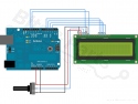 Display LCD HD44780 - 16x2 wit op blauw 
